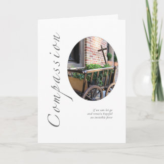 Cartão de Saudação Compaixão do Vagão