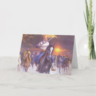 Cartão de Saudação Corajoso.