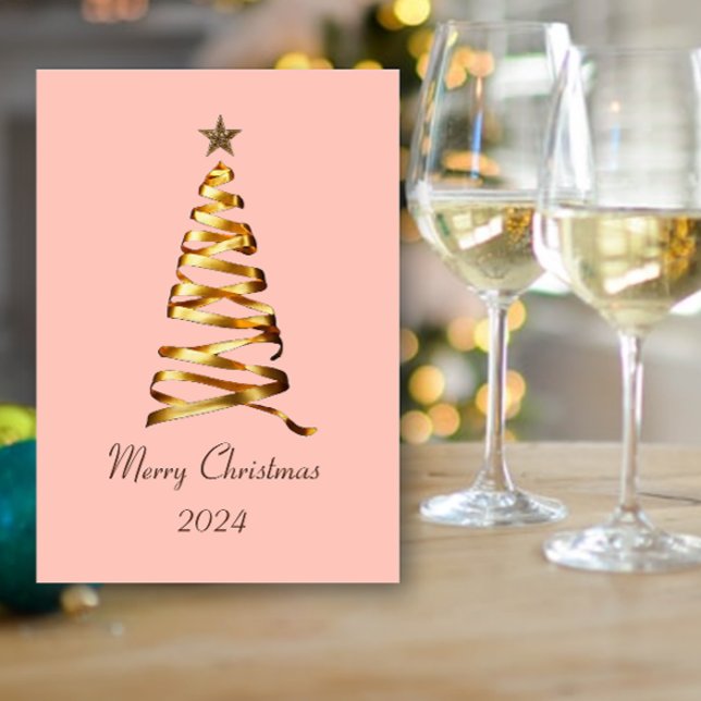 Cartão de Saudação da Árvore de Natal da Faixa de  (Criador carregado)