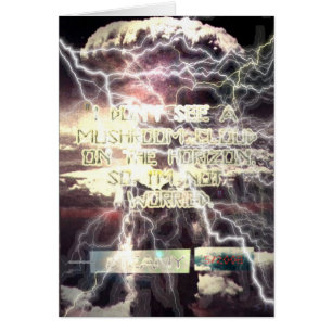 Cartão de saudação da Bomba Atômica