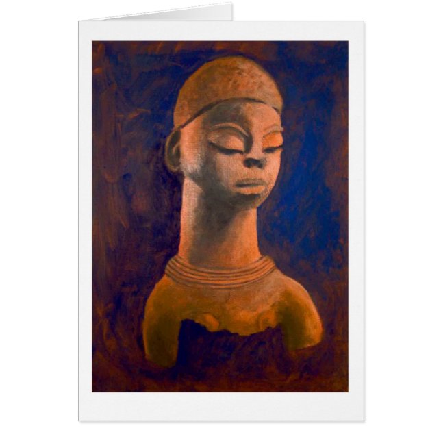 Cartão de saudação da Deusa Dormindo (Frente)