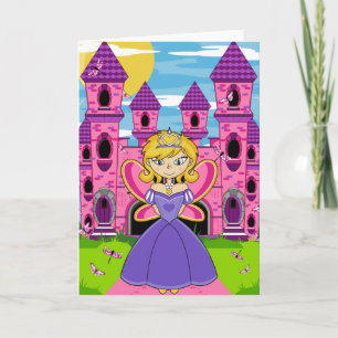 Cartão de Saudação da Fada Fátea Princesa