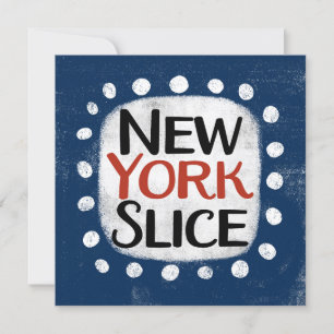 Cartão de Saudação da Fatia de Nova Iorque