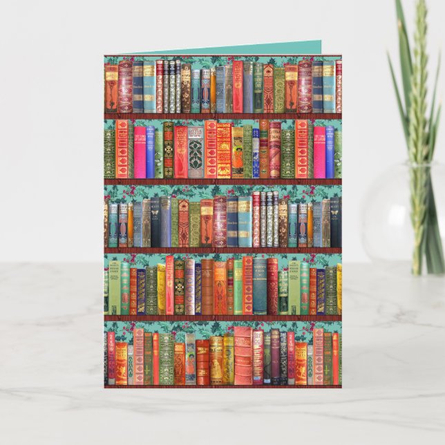 Cartão de saudação da prateleira de Natal com Holl (Frente)