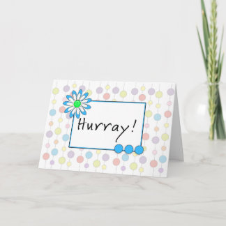 Cartão de Saudação da Última Ronda de Quimioterapi