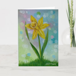 Cartão de Saudação Daffoodil