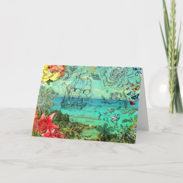 Cartão de Saudação das Bermudas (Frente)