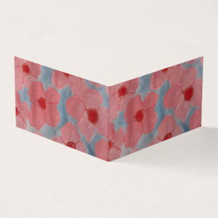 Cartão de Saudação das Flores Rosa-Cor-de-Candy