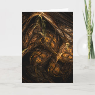 Cartão de saudação de Abstrato de arte da Mãe Terr