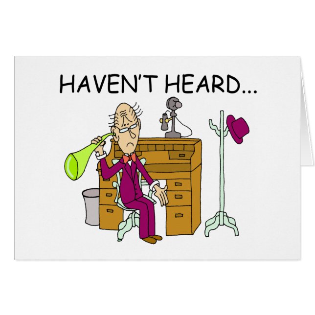 Cartão de saudação de acompanhamento de vendas (Frente Horizontal)