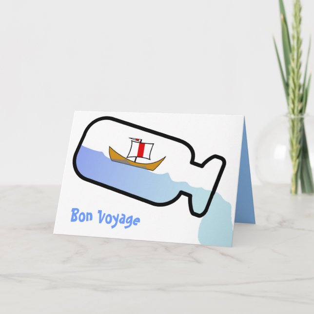 Cartão de Saudação de Adeus (Frente)