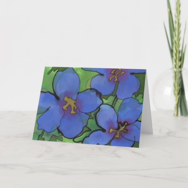 Cartão de Saudação de Alemães Azuis (Frente)