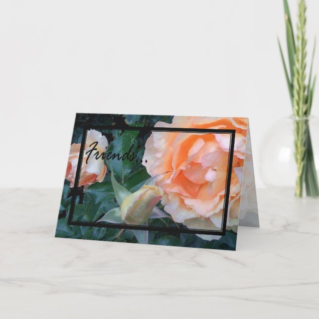 Cartão de Saudação de Amigos 3 (Frente)