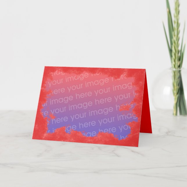Cartão de Saudação de Amor Emoldurado (Frente)