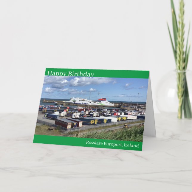 Cartão de Saudação de Aniversário (Frente)