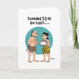 Cartão de Saudação de Aniversário 53º
