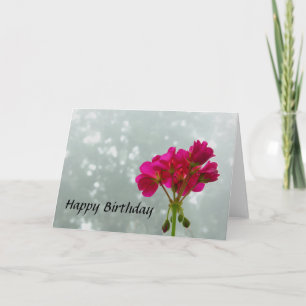 Cartão de Saudação de Aniversário com Fotografia d