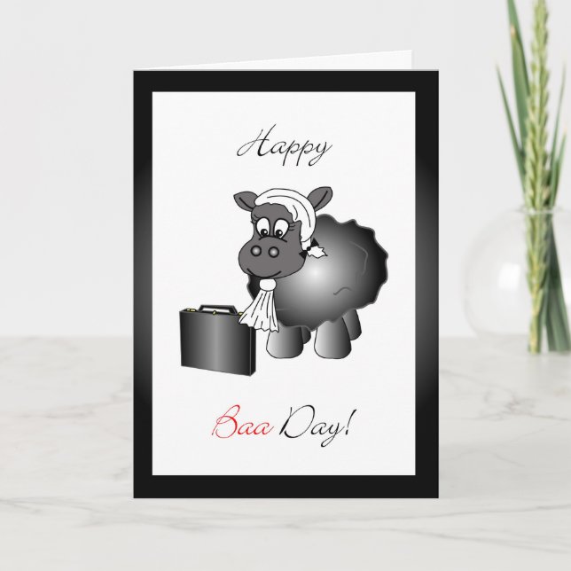 Cartão de saudação de aniversário de advogado (Frente)