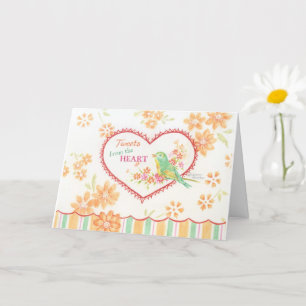 Cartão de Saudação de Aniversário de Noite Dobrado