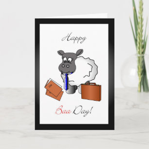 cartão de saudação de aniversário do gerente