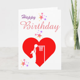 Cartão de Saudação de Aniversário do Tema do Heart