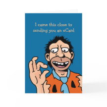 Cartão de Saudação de Aniversário Engraçado