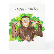 Cartão de Saudação de Aniversário Engraçado / Maca