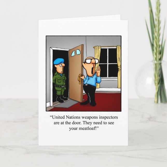 Cartão de saudação de aniversário engraçado para e (Frente)