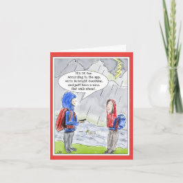 Cartão de Saudação de Aniversário Engraçado para P