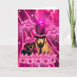 Cartão de Saudação de Aniversário Feliz