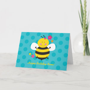 Cartão de Saudação de Aniversário Personalizado de