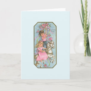 Cartão de Saudação de Aniversário Vintage