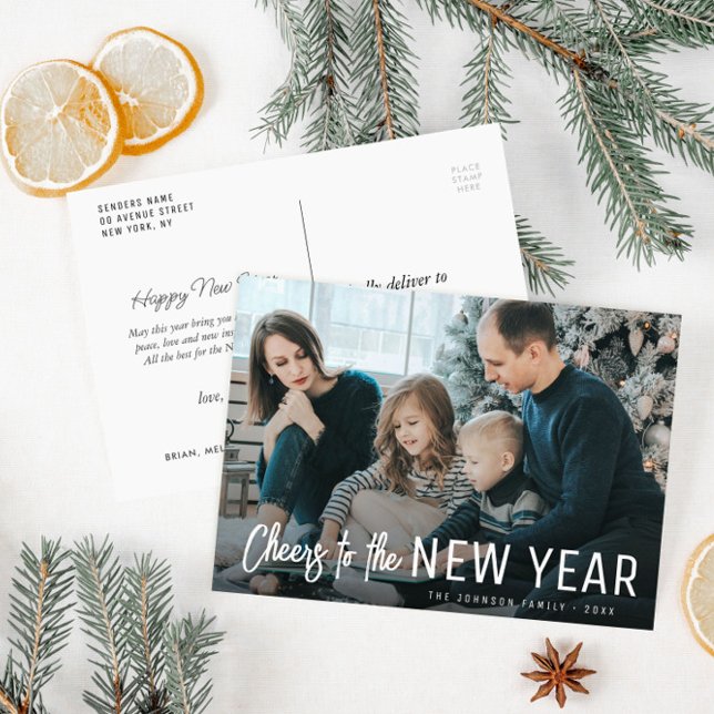 cartão de saudação de anos novos de animação (Criador carregado)