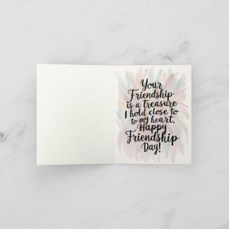 Cartão de Saudação de Arte Manuscrito