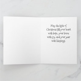 Cartão de Saudação de Árvore de Natal Foliar Escan