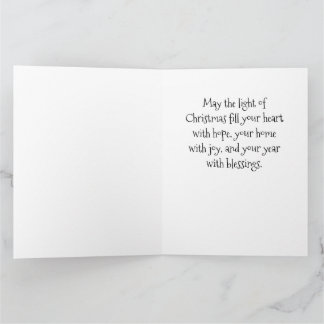 Cartão de Saudação de Árvore de Natal Foliar Escan