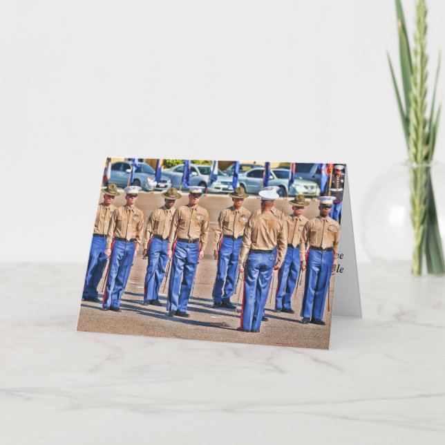 Cartão de Saudação de Atenção (Frente)