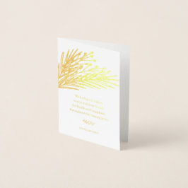 Cartão de Saudação de Berries & Folhas