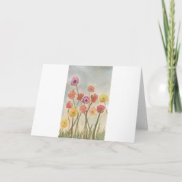 Cartão de Saudação de Blossomo Colorido 3