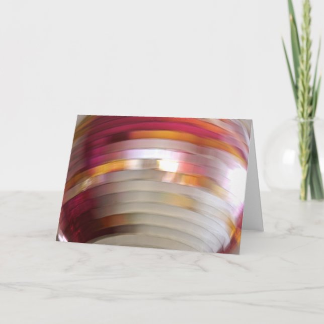 Cartão de Saudação de Bola Disco 1 (Frente)