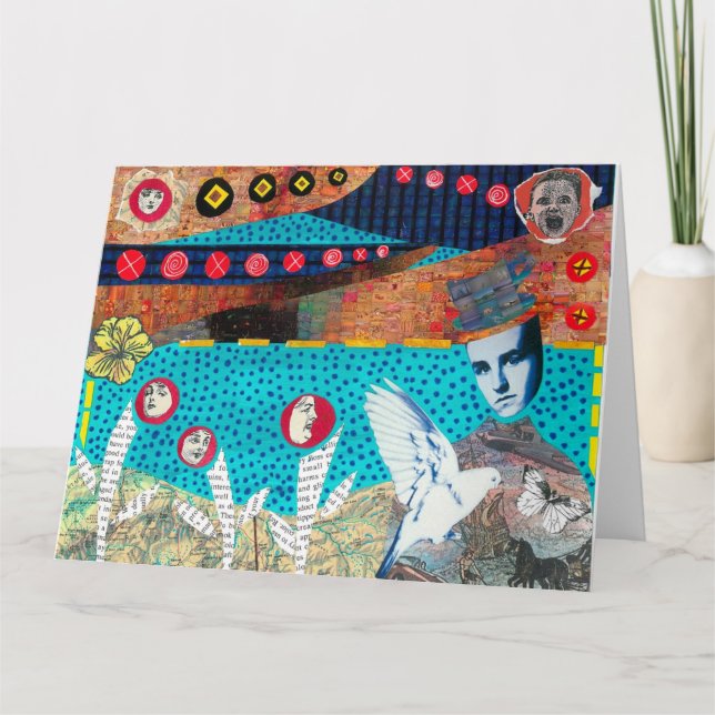 Cartão de Saudação de Cabeça de Taa (Frente)