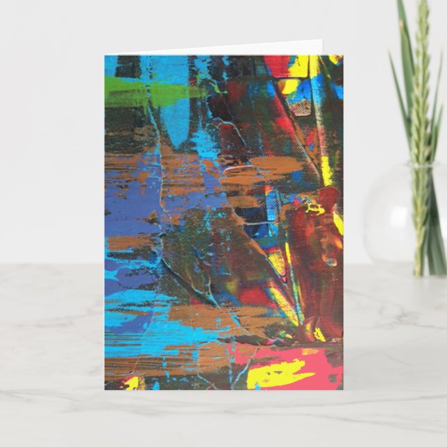 Cartão de Saudação de Caos (Frente)