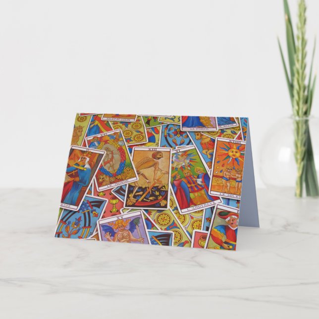 cartão de saudação de cartões de tarot (Frente)