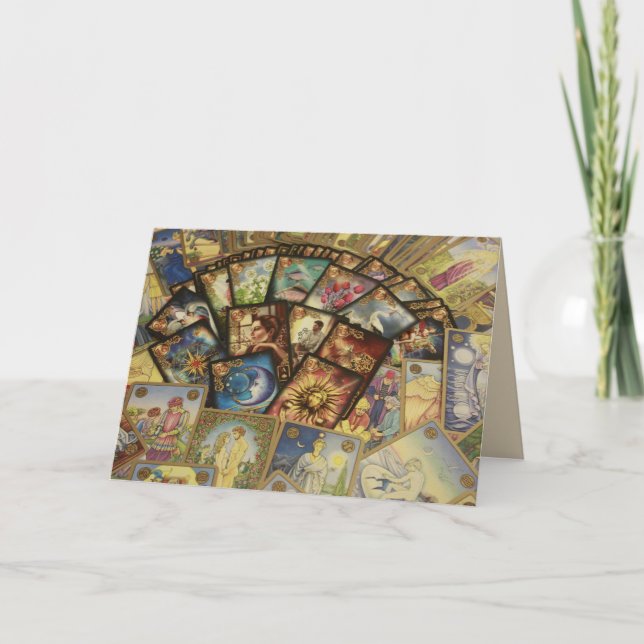 cartão de saudação de cartões de tarot (Frente)
