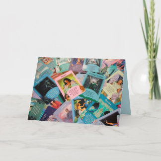 cartão de saudação de cartões de tarot