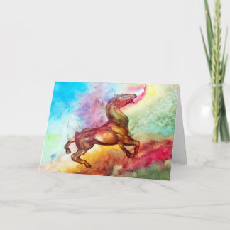 Cartão de Saudação de Cavalo