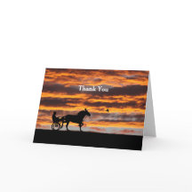 Cartão de Saudação de Cavalo de Trote Padrão