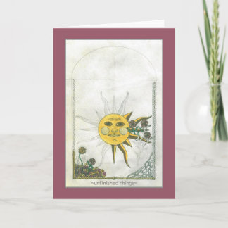Cartão de Saudação de Coisas Inacabadas