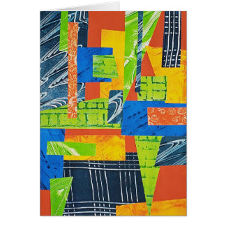 Cartão de Saudação de Colagem Brilhante 1