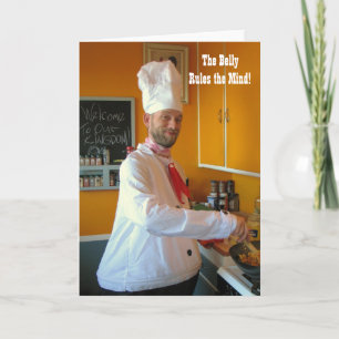 Cartão de Saudação de Comida Divertido!